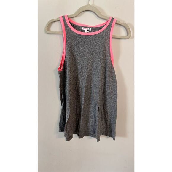 Sundry Grey & Pink Tank Top Womens Small 1 - Picture 1 of 4